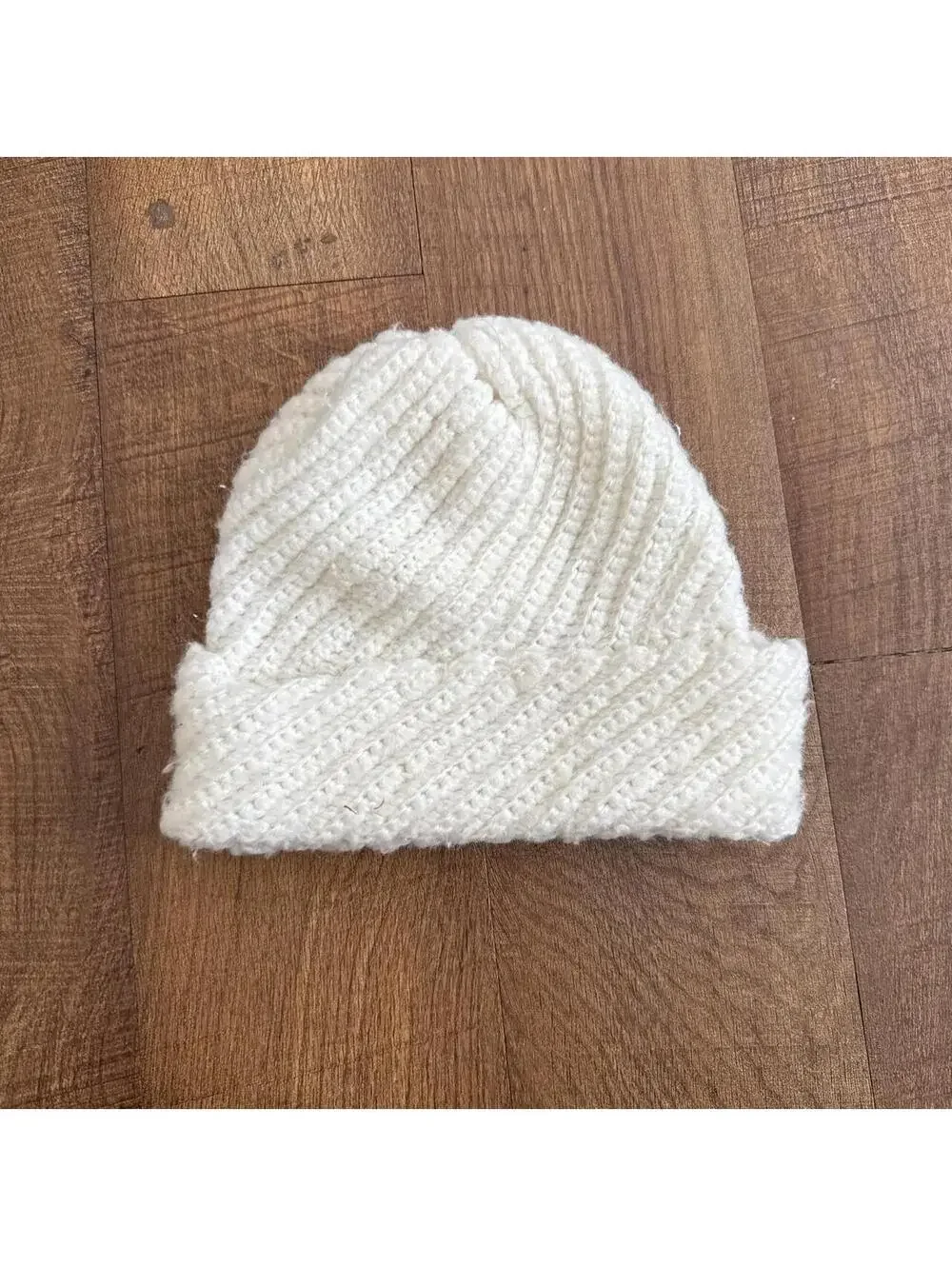 Vintage Crochet Beanie Floral Coquette Bogo Whimsy Winter